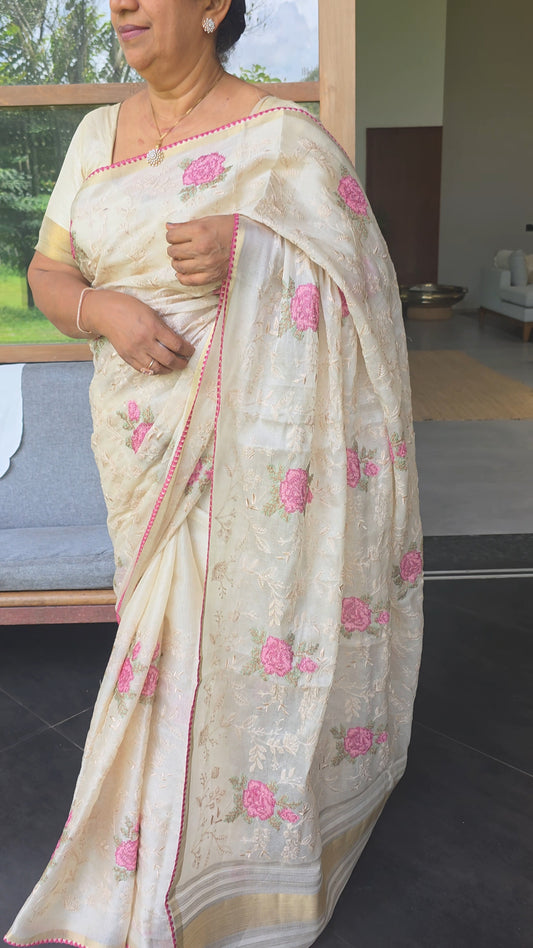 Chanderi Silk Saree – DC35