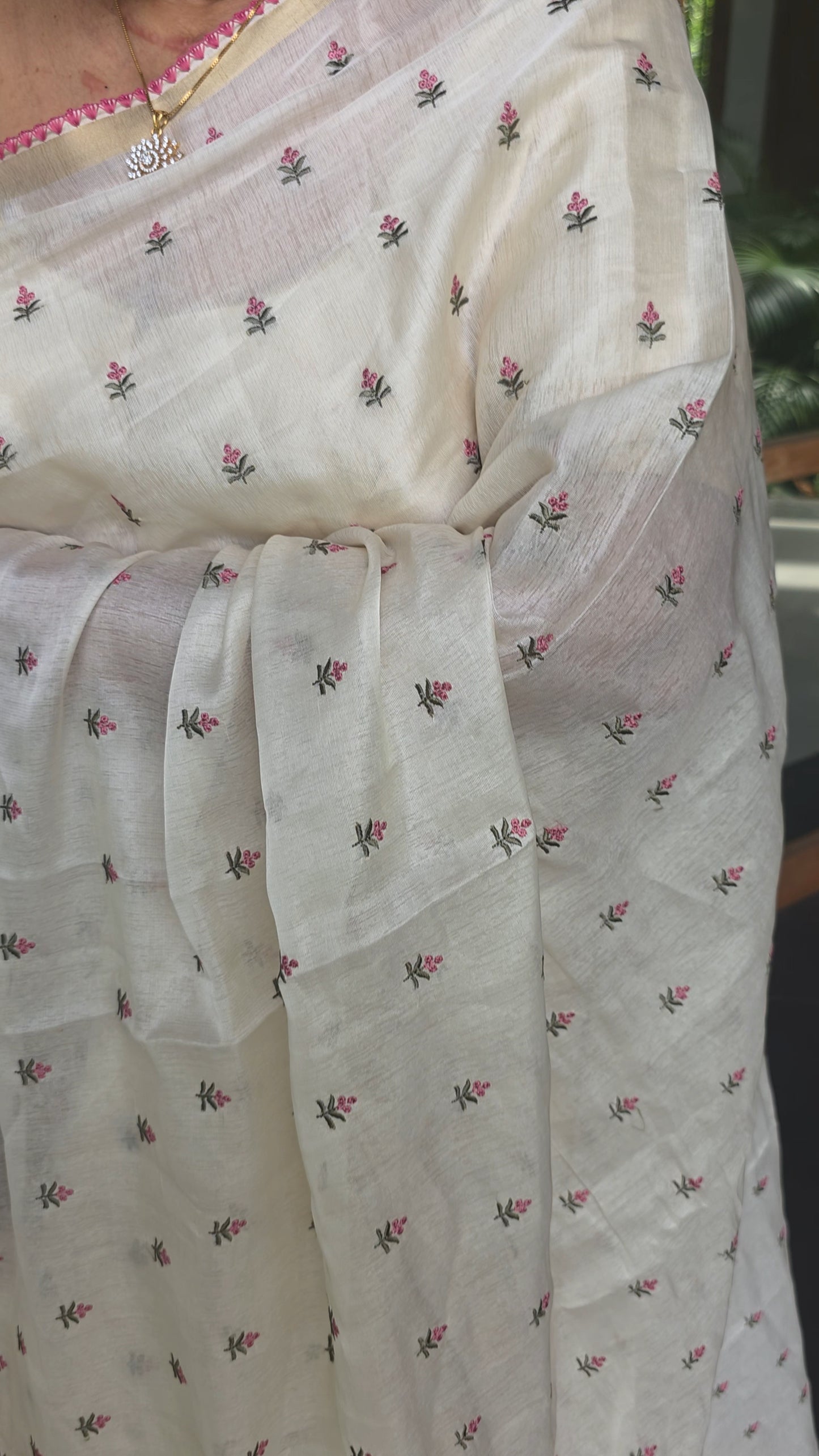 Chanderi Silk Saree – DCS29