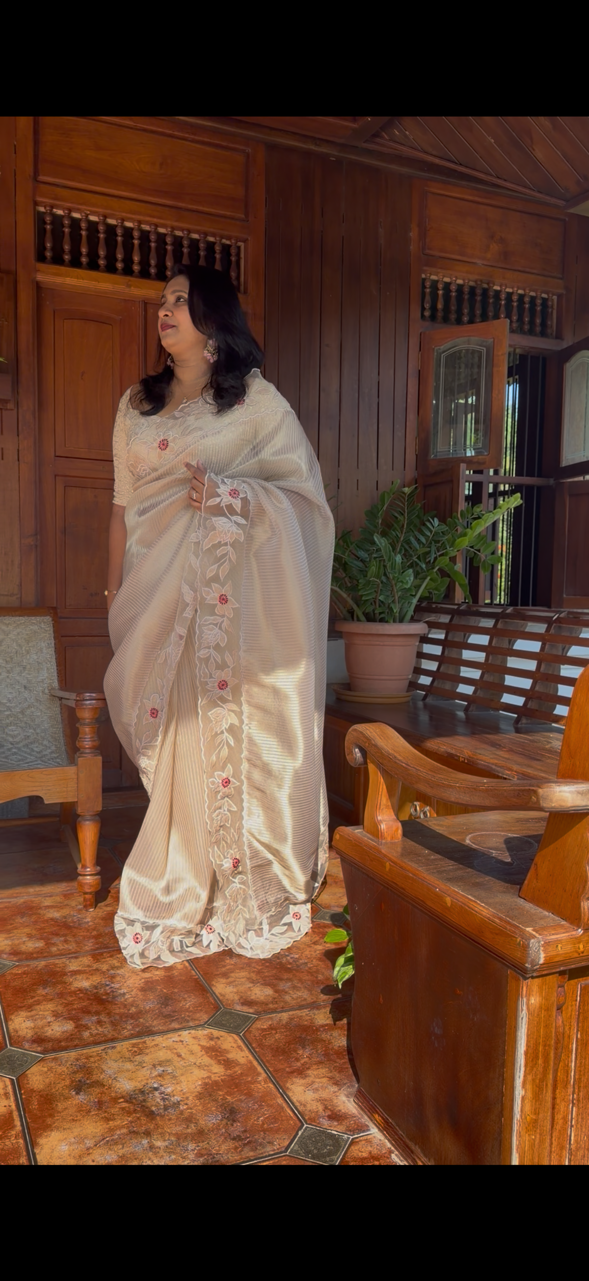 KLO 93 organza saree
