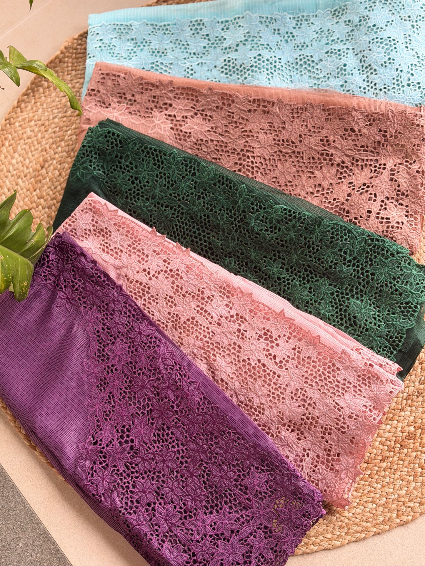 MKC4...Silk kota saree with cutwork
