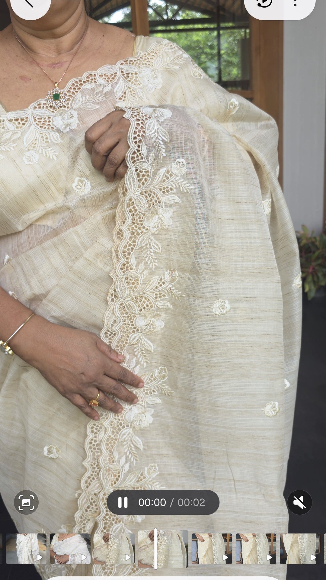 Kota cutwork saree CH18