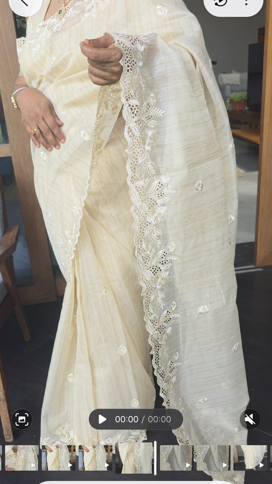 Kota cutwork saree CH18