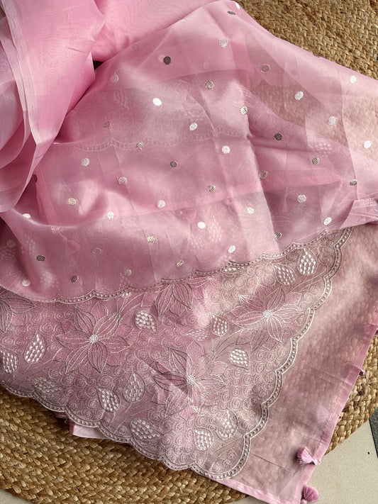 SHO78 organza saree