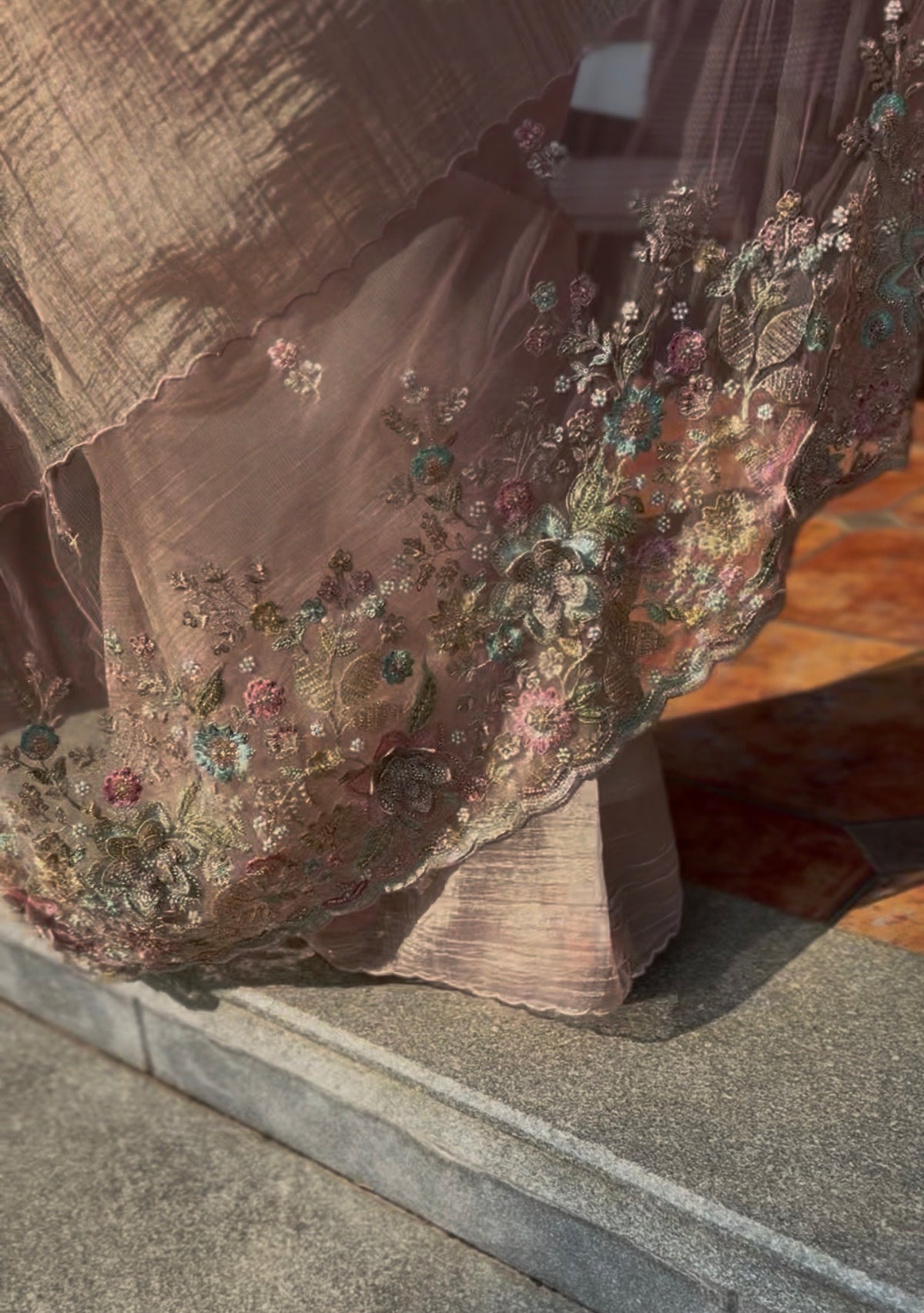 KTO TISSUE ORGANZA SAREE