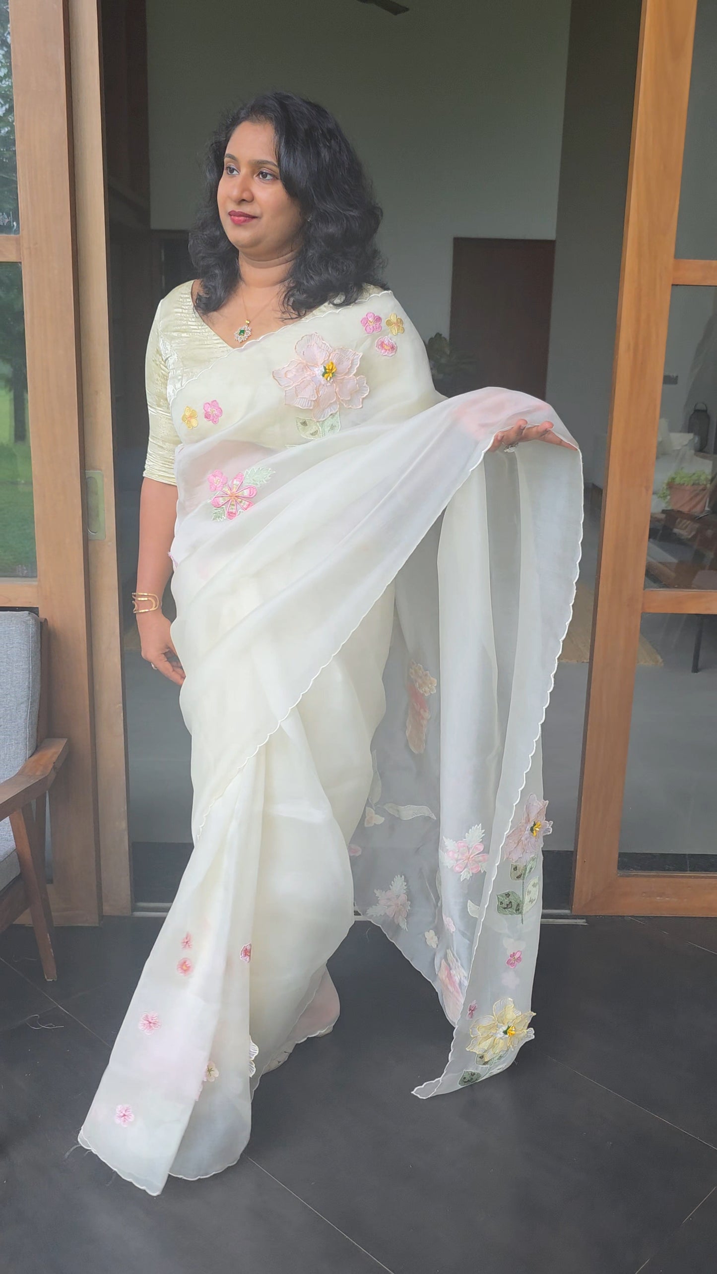 Pure Organza Saree – SAO98 Premium