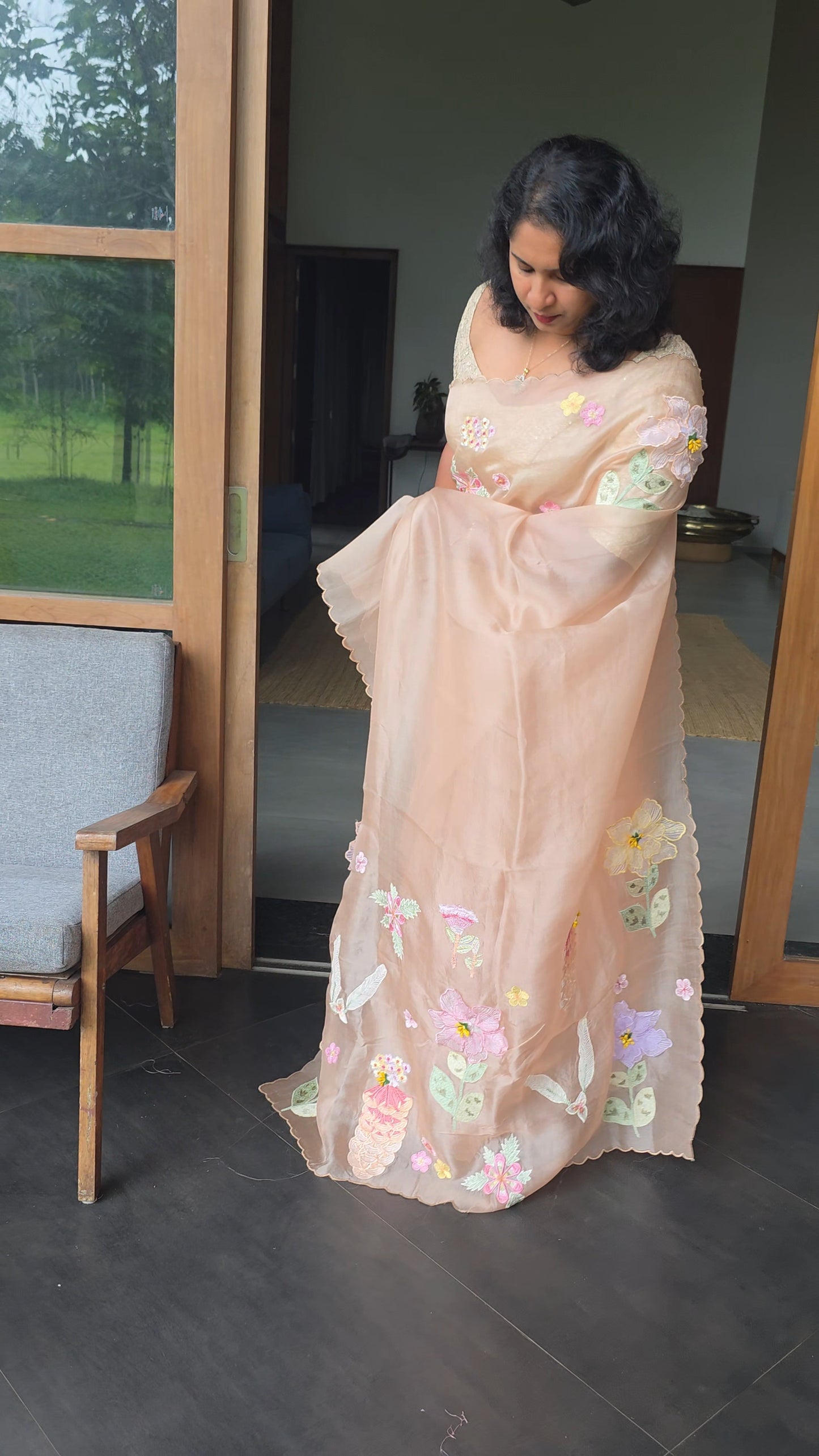 Pure Organza Saree – SAO98 Premium