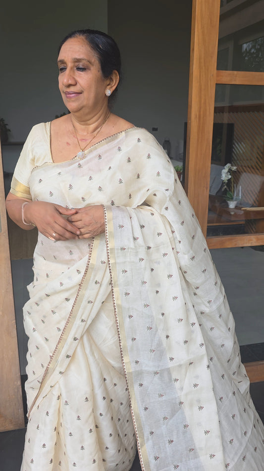 Chanderi Silk Saree – DCS29