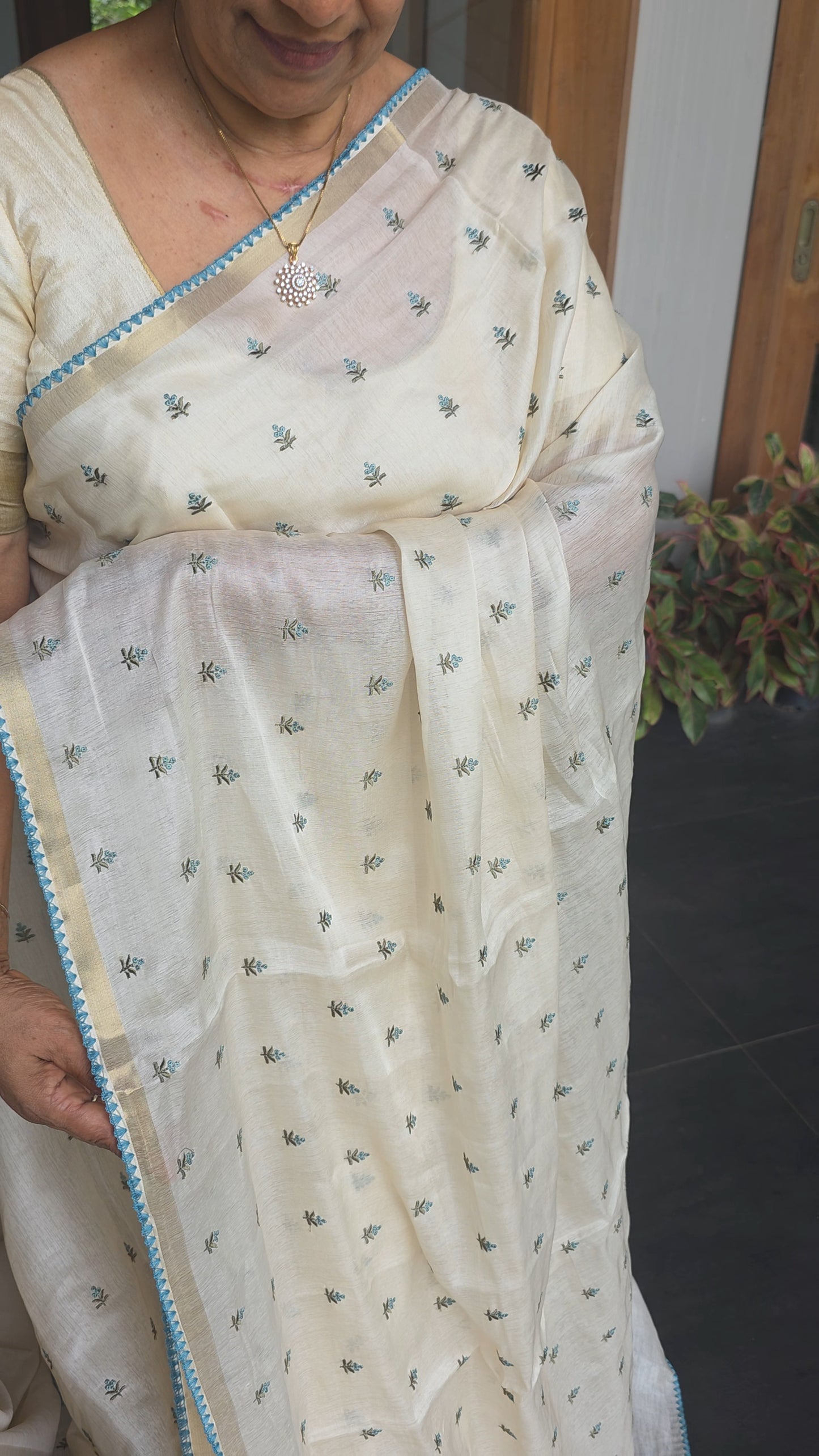 Chanderi Silk Saree – DCS29