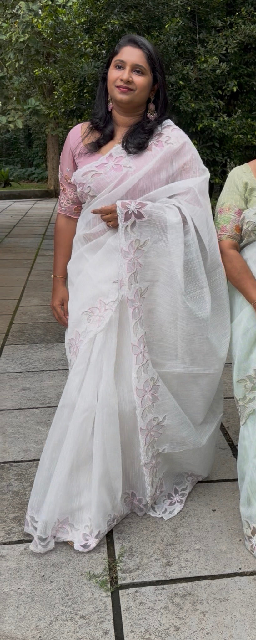 KK97 kota saree with net aplique