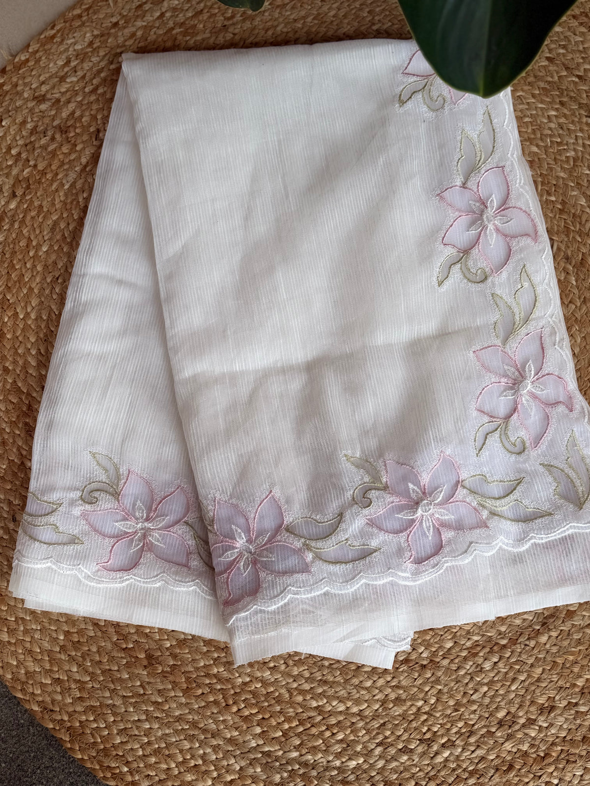 KK97 kota saree with net aplique