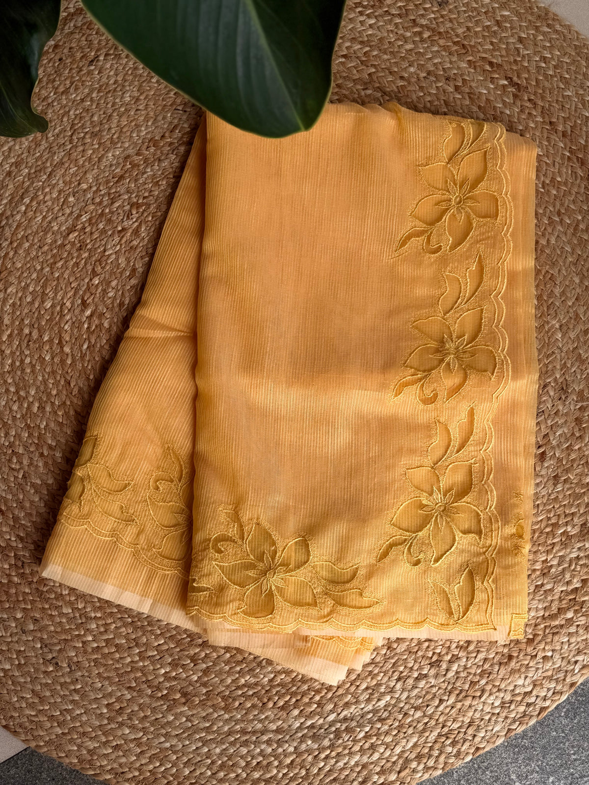 KK97 kota saree with net aplique