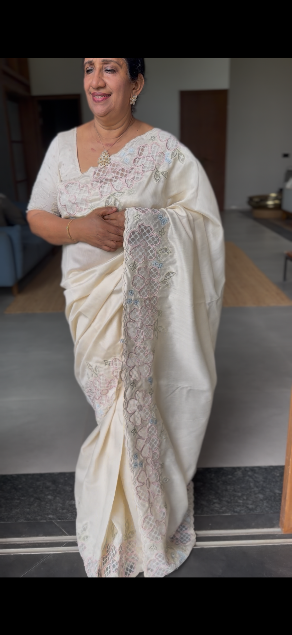 KMS1...Moongasilk saree