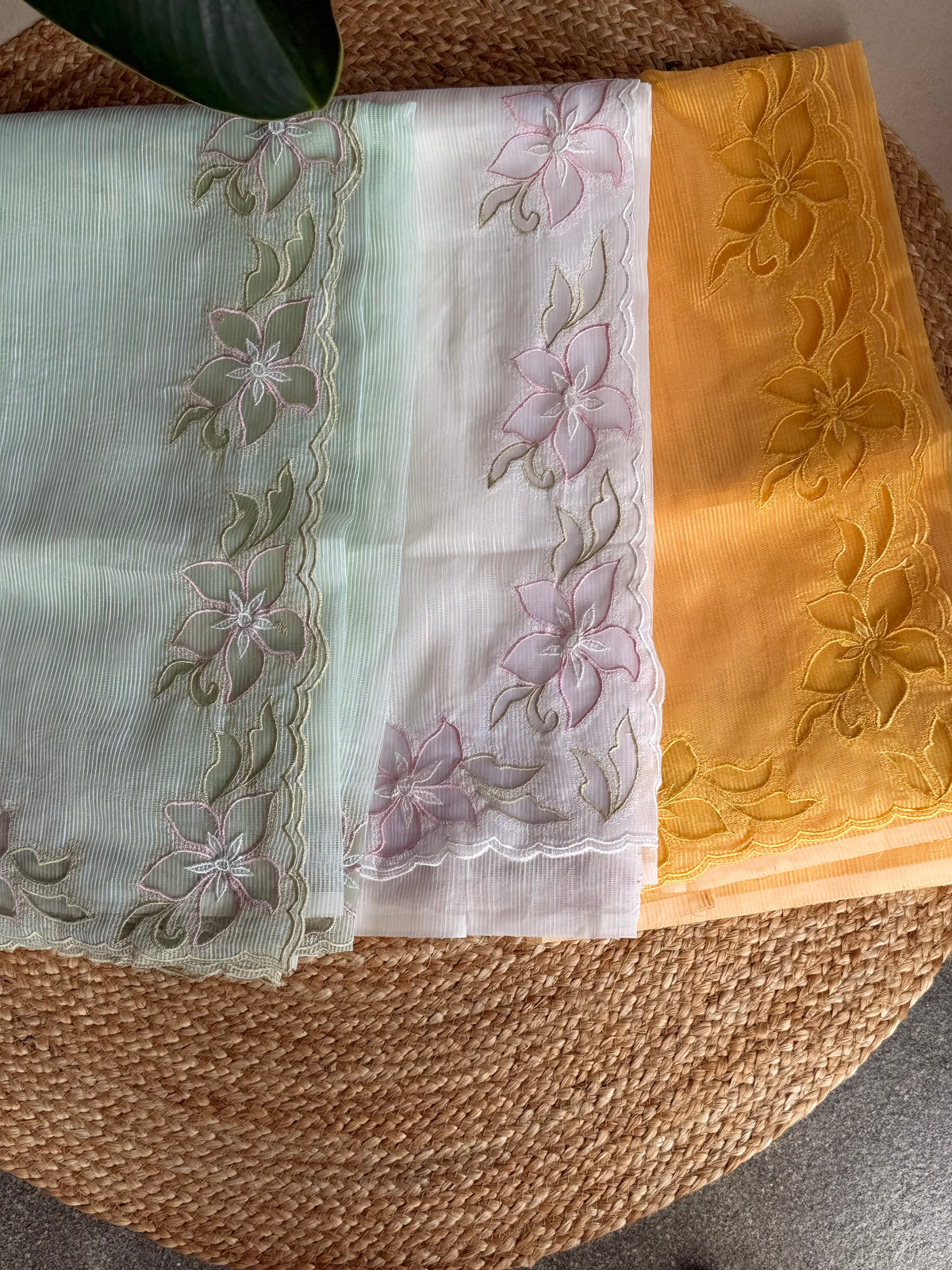 KK97 kota saree with net aplique
