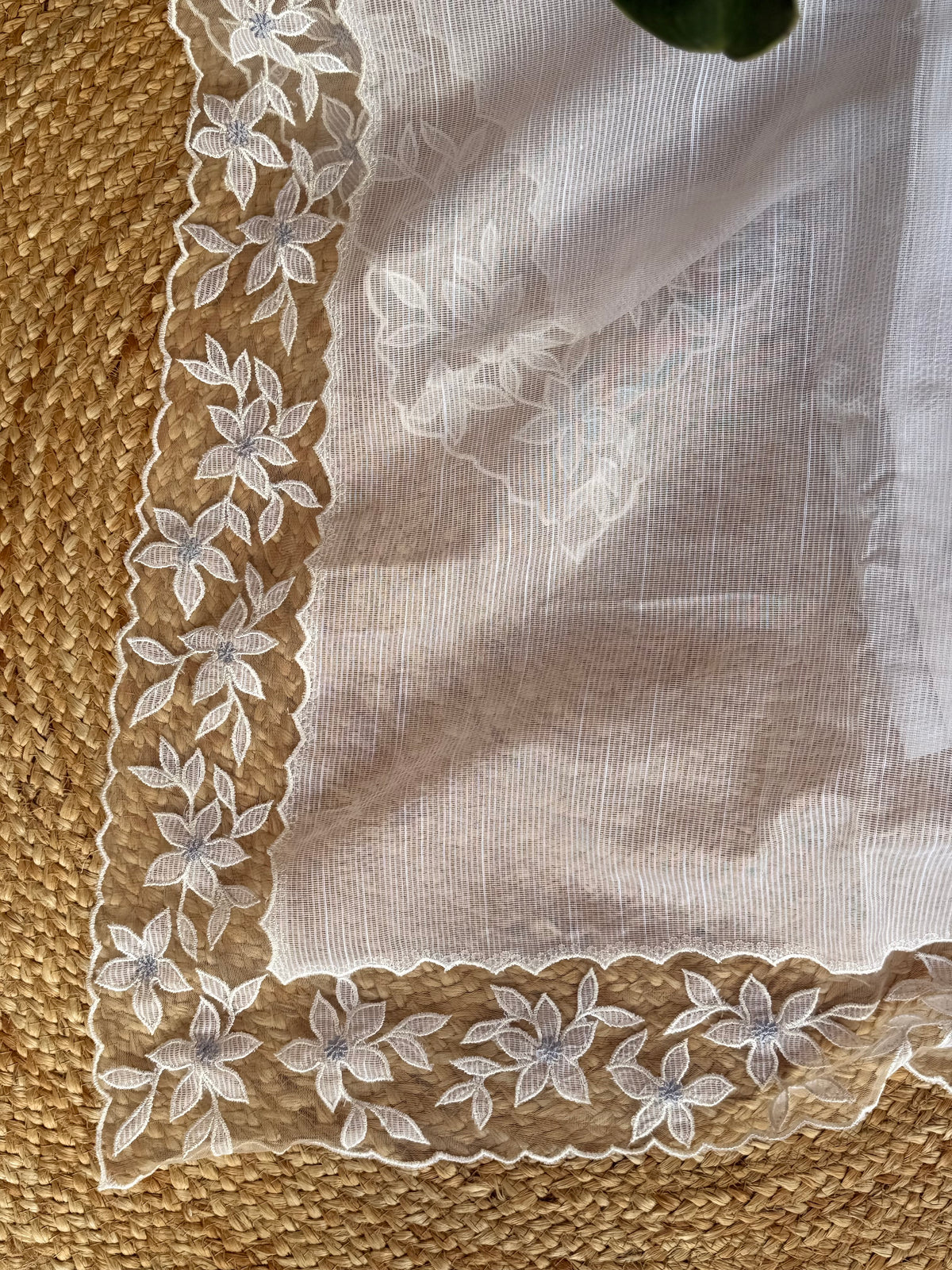 KK28 kota net aplique saree