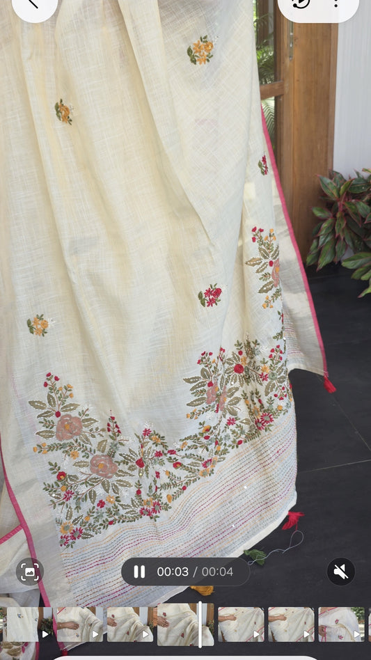 Tissuelinen saree DW178