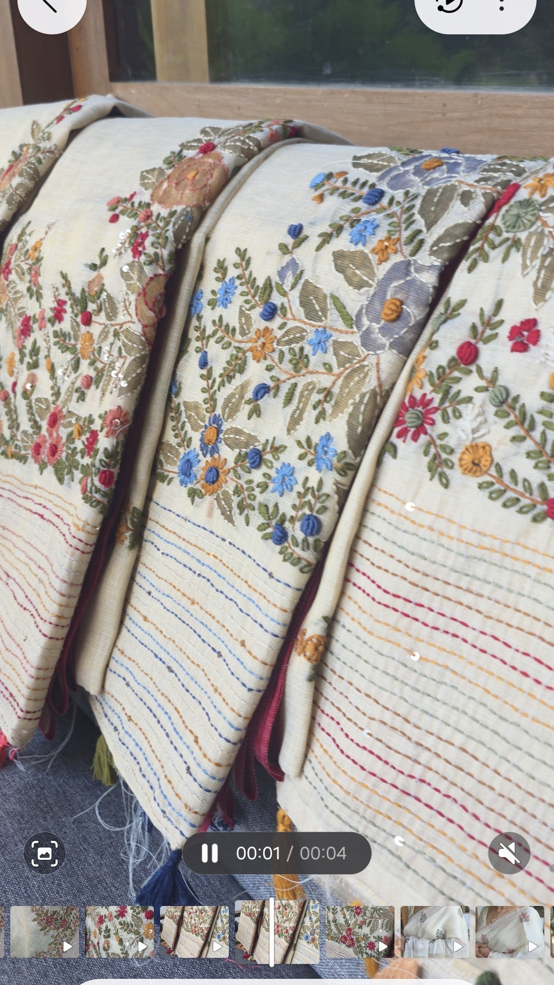 Tissuelinen saree DW178