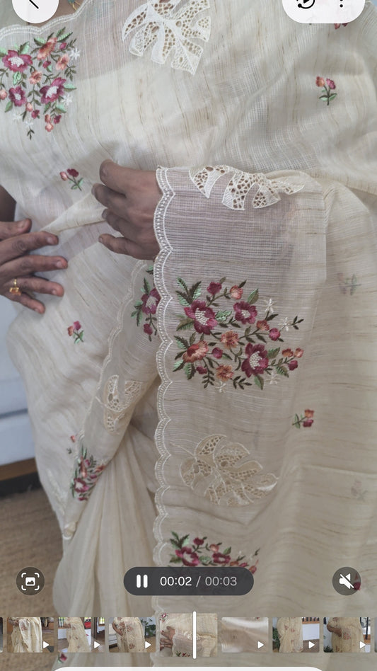 Kota cutwork saree CH 178