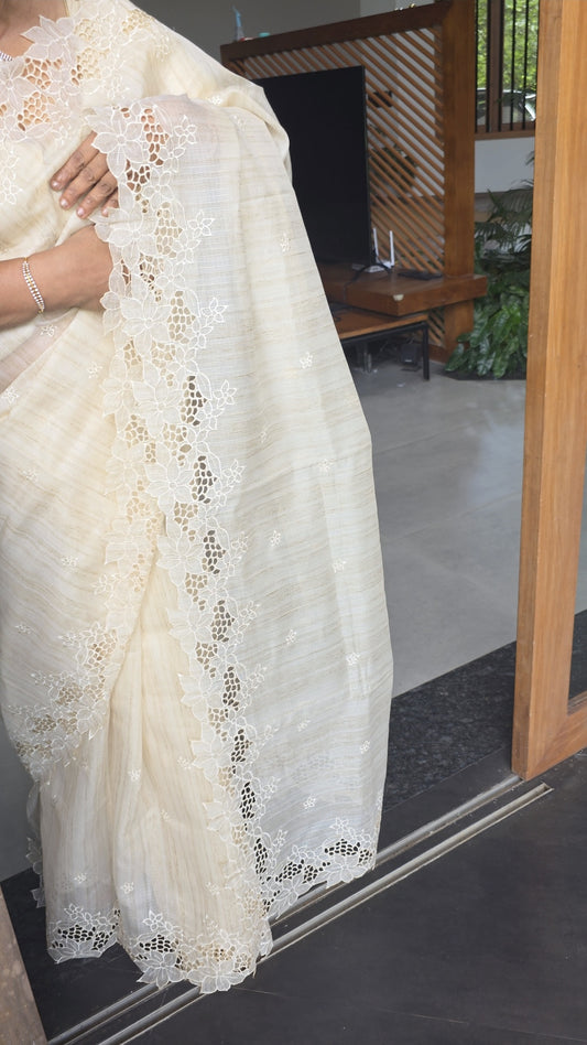 Kota cutwork sareeCH17