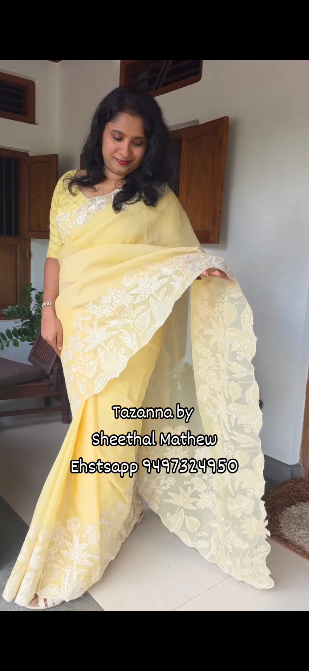 DOA2 georgette organza saree