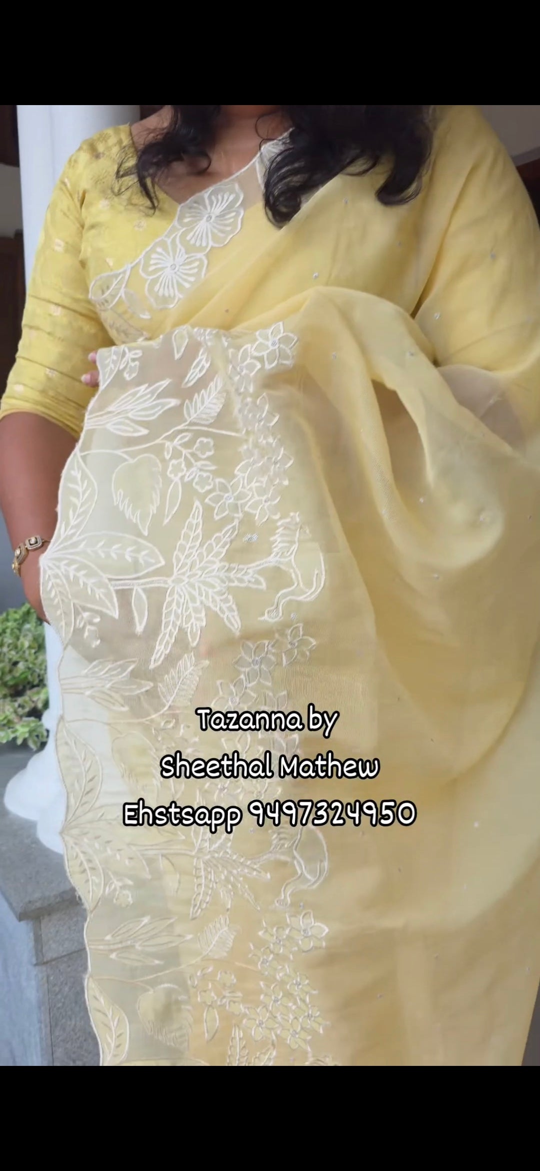 DOA2 georgette organza saree