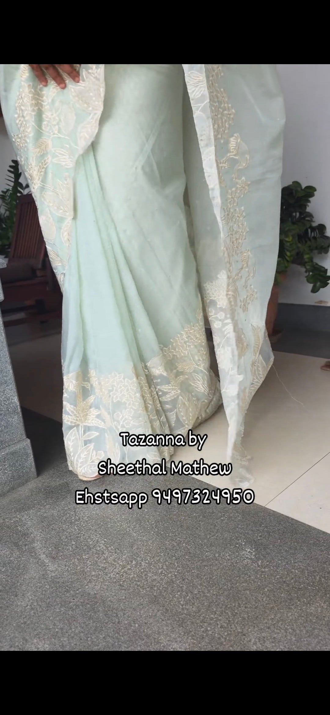 DOA2 georgette organza saree